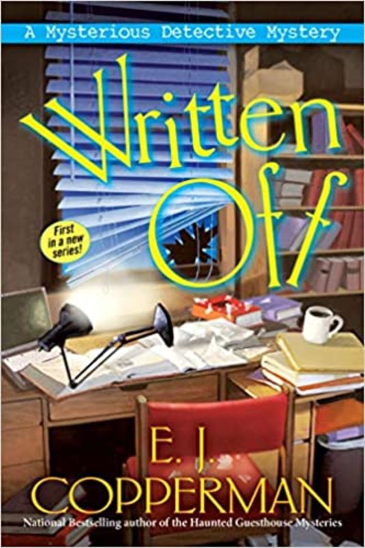 Book cover for "Written Off" by E. J. Copperman