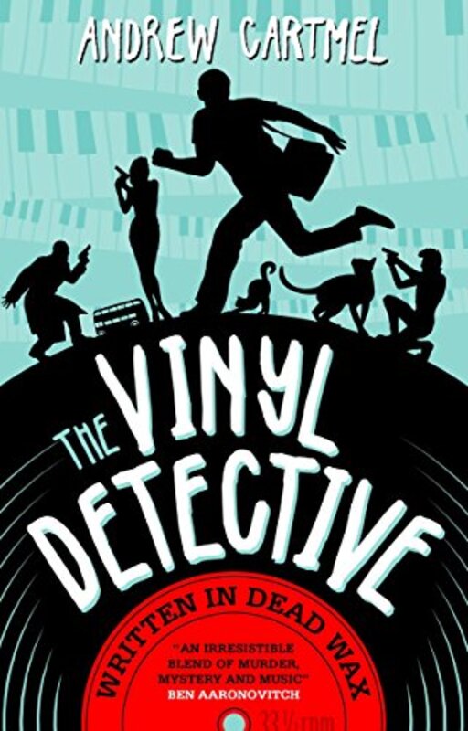 Book cover for "Written in Dead Wax" by Andrew Cartmel