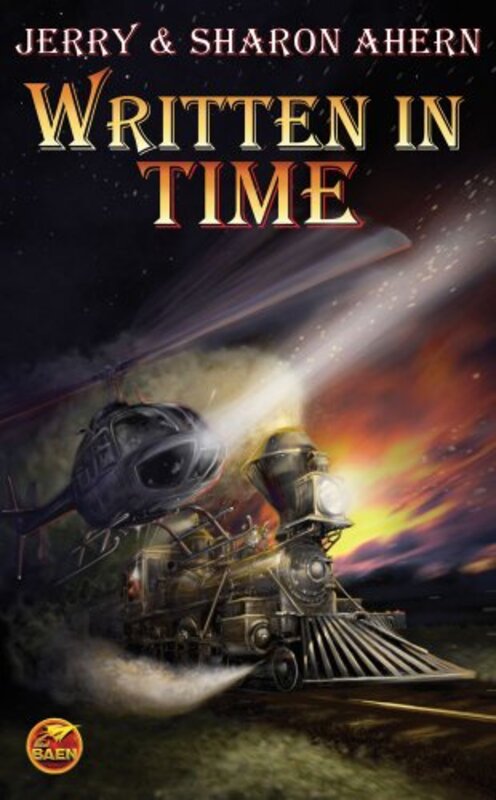 Book cover for "Written in Time" by Sharon Ahern
