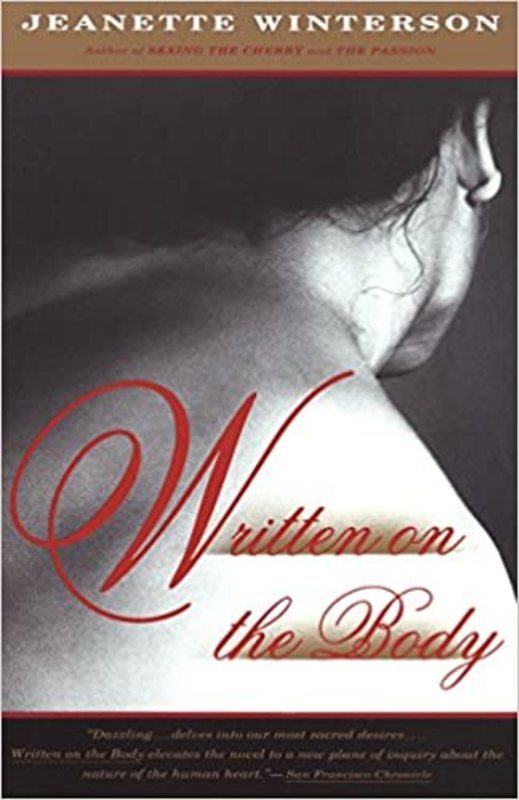 Book cover for "Written on the Body" by Jeanette Winterson
