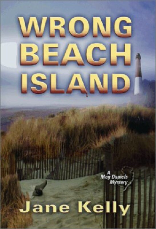 Book cover for "Wrong Beach Island" by Jane Kelly