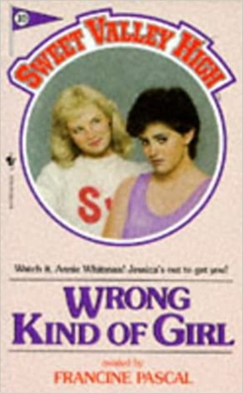 Book cover for "Wrong Kind of Girl" by Francine Pascal