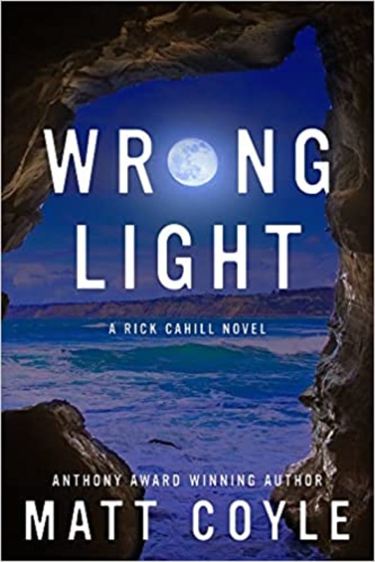 Book cover for "Wrong Light" by Matt Coyle