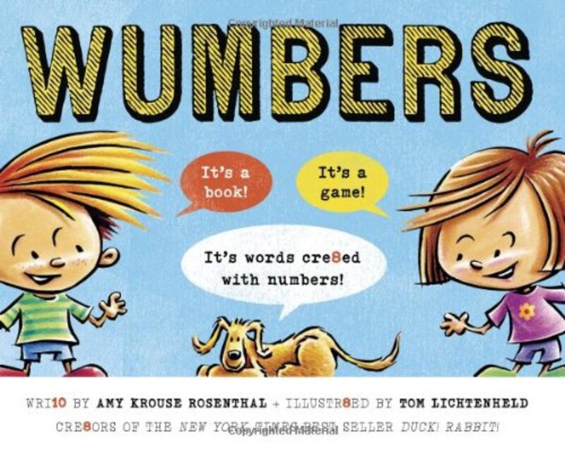 Book cover for "Wumbers" by Amy Krouse Rosenthal