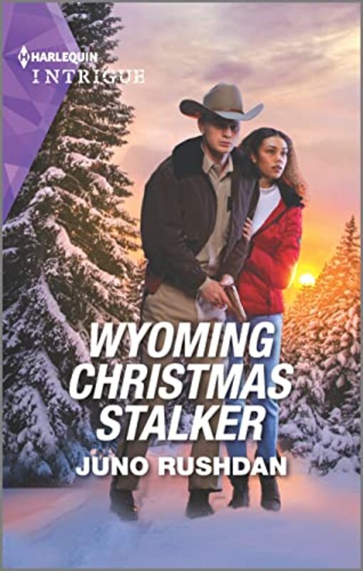 Book cover for "Wyoming Christmas Stalker" by Juno Rushdan
