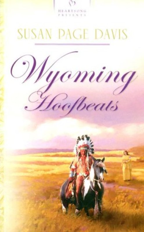 Book cover for "Wyoming Hoofbeats" by Susan Page Davis