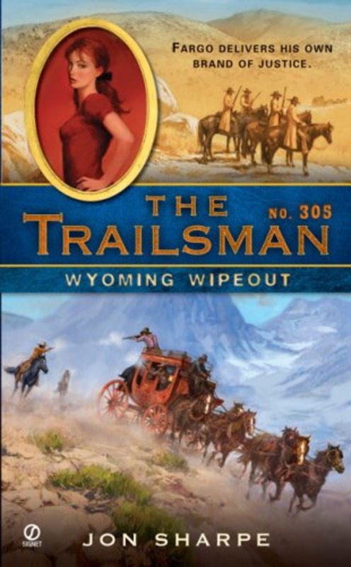 Book cover for "Wyoming Wipeout" by Jon Sharpe