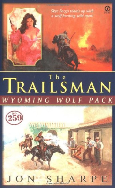 Book cover for "Wyoming Wolf Pact" by Jon Sharpe