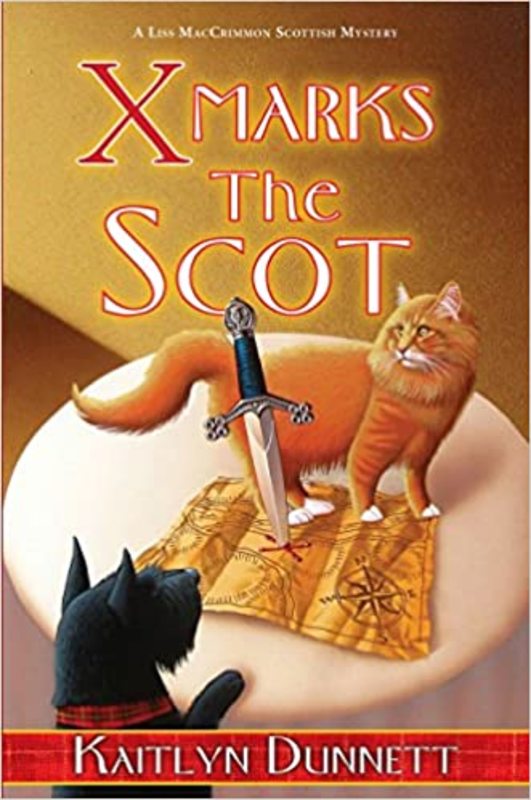 Book cover for "X Marks the Scot" by Kaitlyn Dunnett