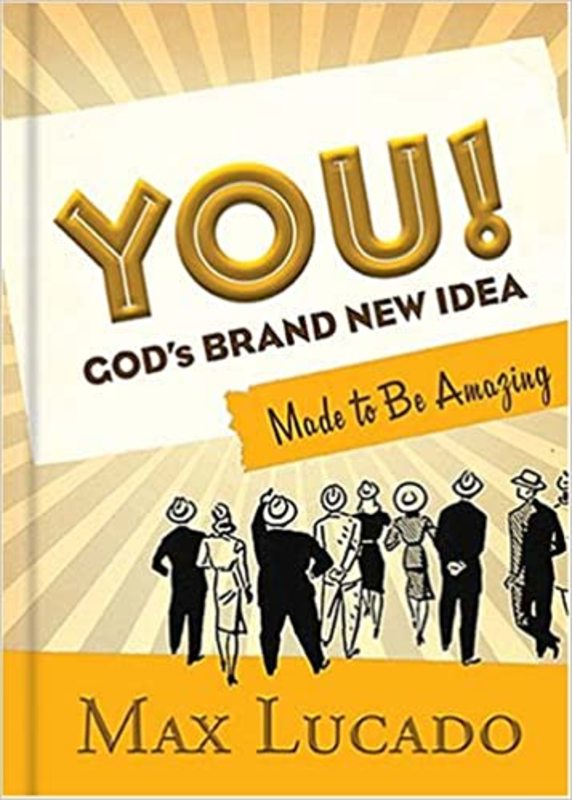 Book cover for "YOU! God's Brand New Idea" by Max Lucado