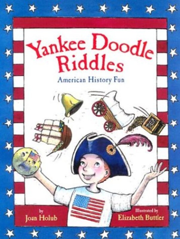 Book cover for "Yankee Doodle Riddles" by Joan Holub