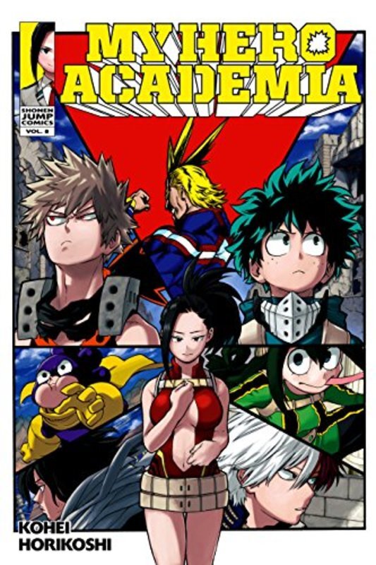 Book cover for "Yaoyorozu Rising" by Kohei Horikoshi