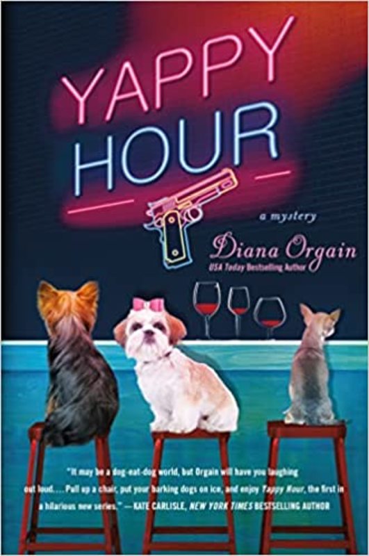 Book cover for "Yappy Hour" by Diana Orgain