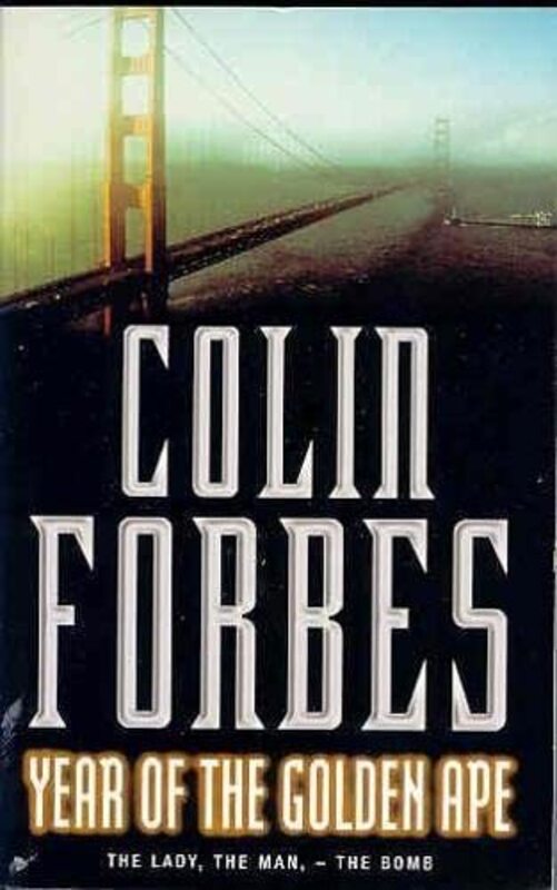Book cover for "Year of the Golden Ape" by Colin Forbes