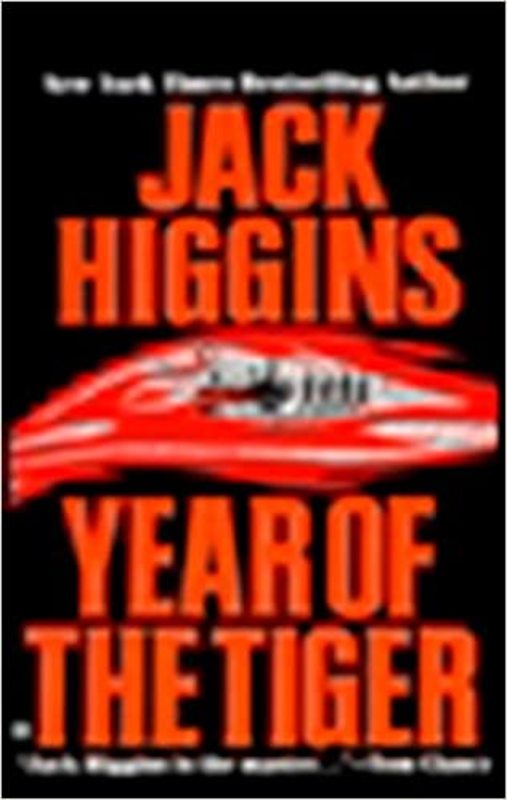 Book cover for "Year of the Tiger" by Jack Higgins