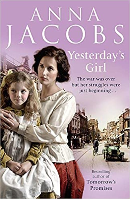 Book cover for "Yesterday's Girl" by Anna Jacobs