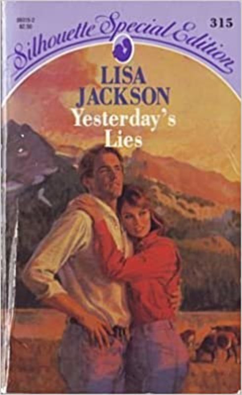 Book cover for "Yesterday's Lies" by Lisa Jackson