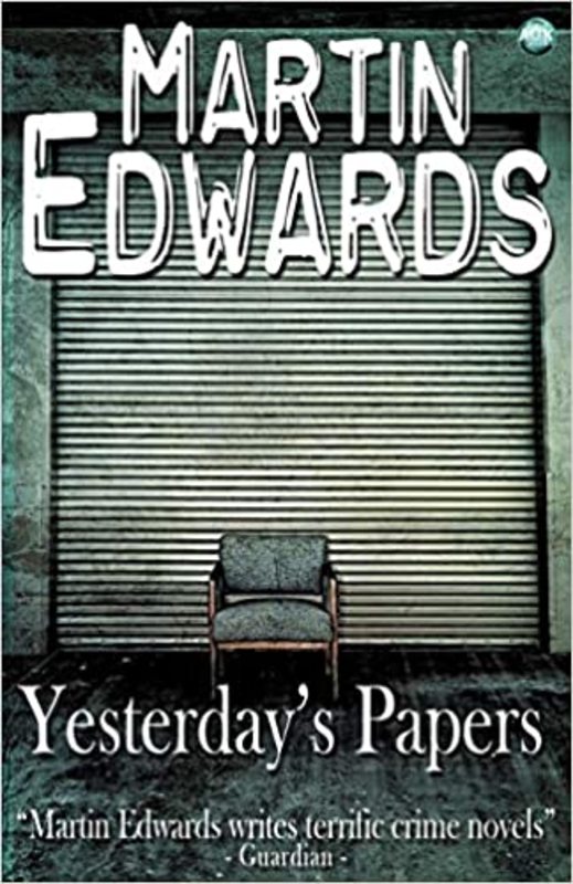 Book cover for "Yesterday's Papers" by Martin Edwards