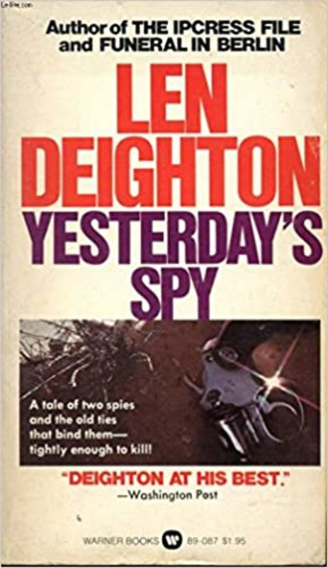 Book cover for "Yesterday's Spy" by Len Deighton