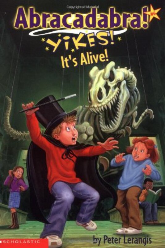 Book cover for "Yikes! It's Alive!" by Peter Lerangis