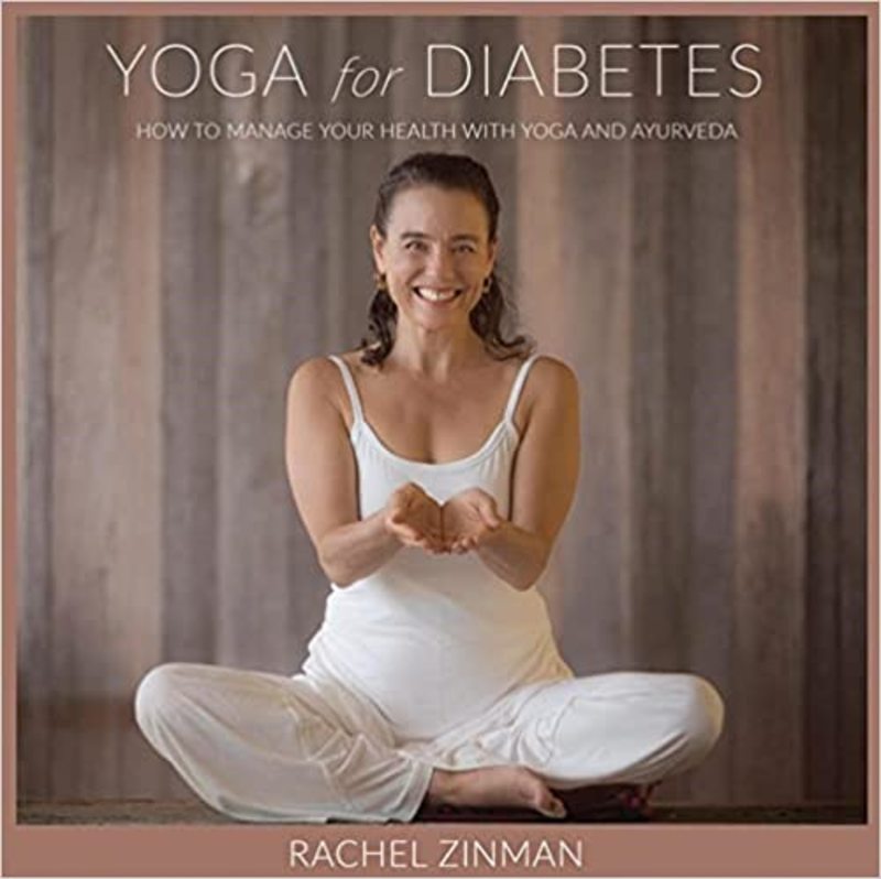 Book cover for "Yoga For Diabetes" by Rachel Zinman