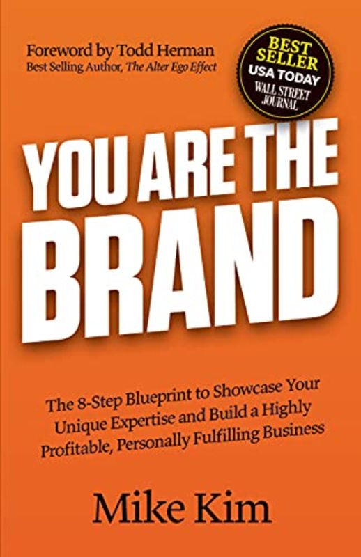 Book cover for "You Are The Brand" by Mike Kim