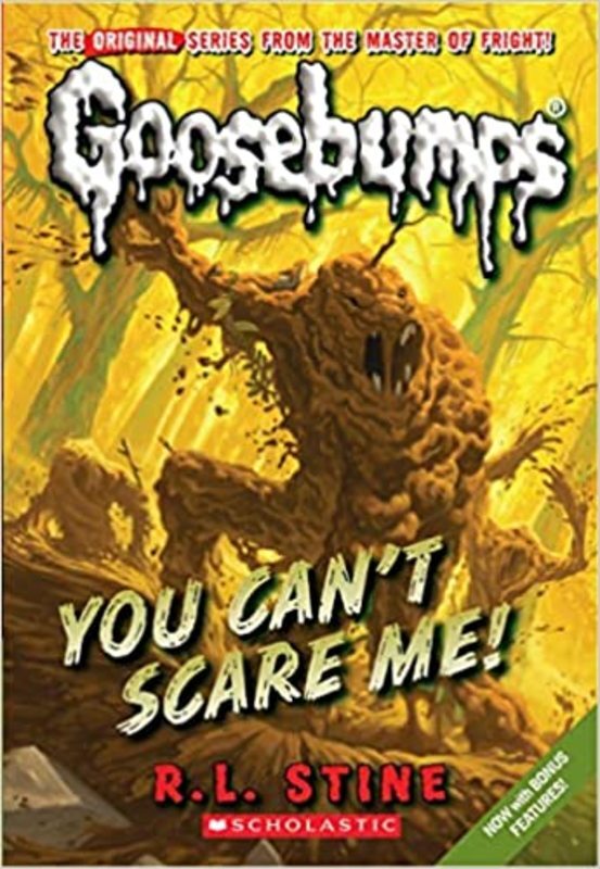 Book cover for "You Can't Scare Me!" by R.L. Stine