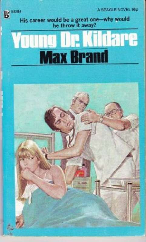 Book cover for "Young Dr. Kildare" by Max Brand