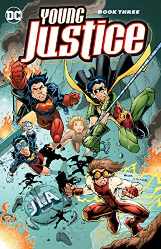 Book cover for "Young Justice, Book Three" by Peter David