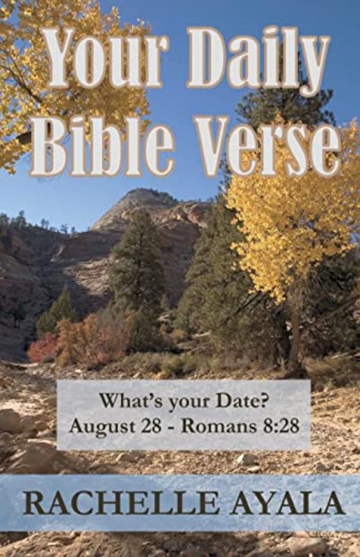 Book cover for "Your Daily Bible Verse" by Rachelle Ayala