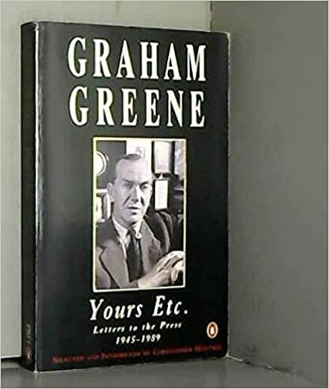 Book cover for "Yours Etc." by Graham Greene
