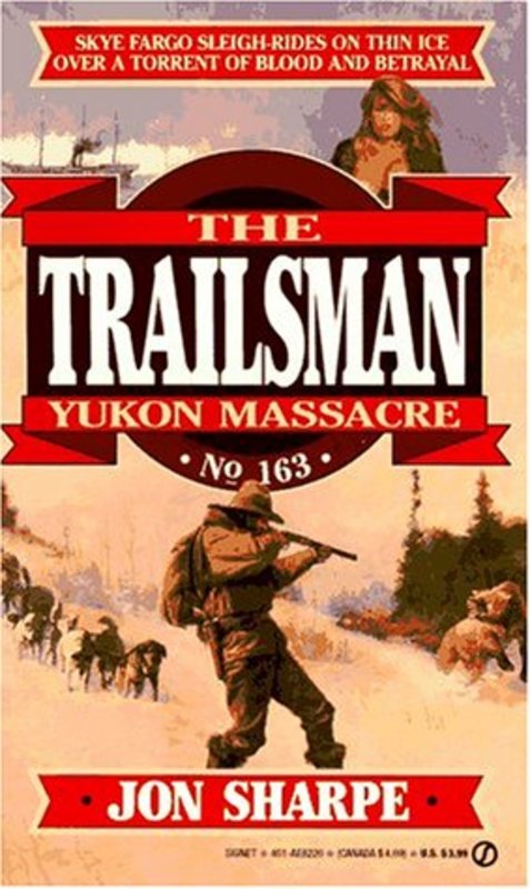 Book cover for "Yukon Massacre" by Jon Sharpe