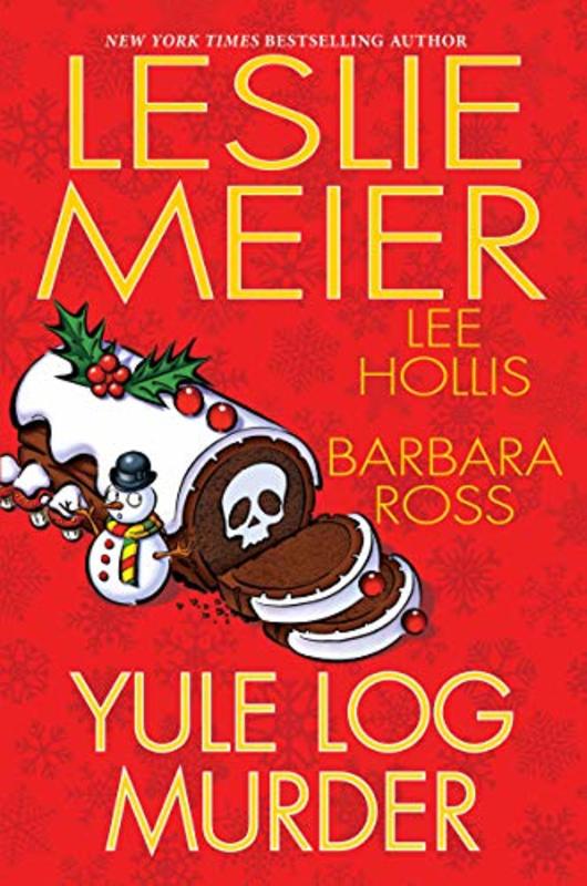 Book cover for "Yule Log Murder" by Leslie Meier