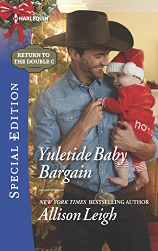 Book cover for "Yuletide Baby Bargain" by Allison Leigh