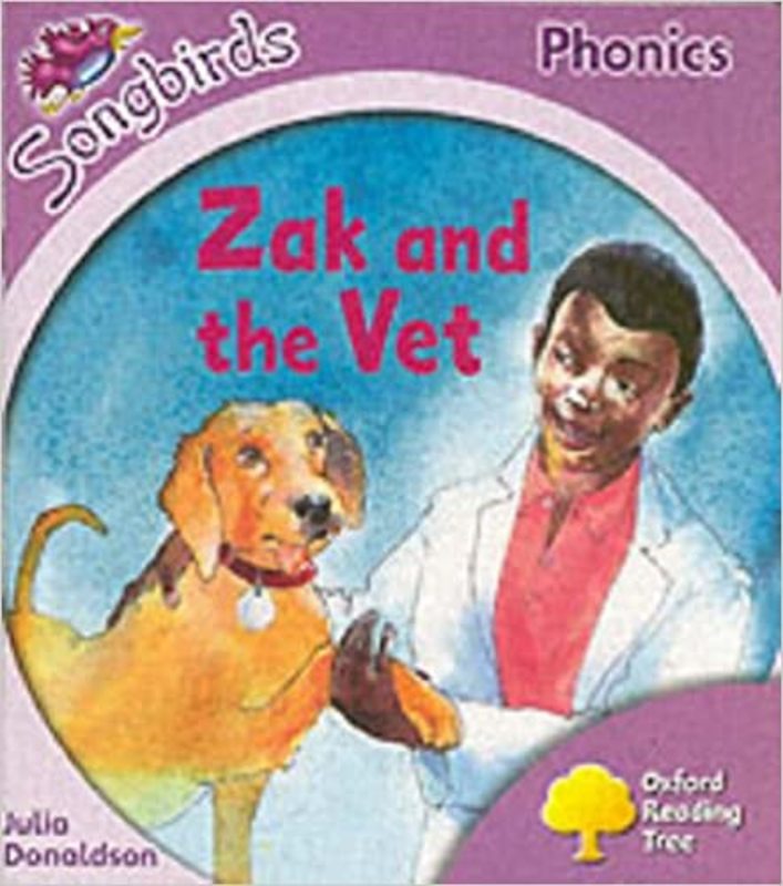 Book cover for "Zak And The Vet" by Julia Donaldson