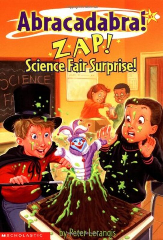 Book cover for "Zap! Science Fair Surprise!" by Peter Lerangis