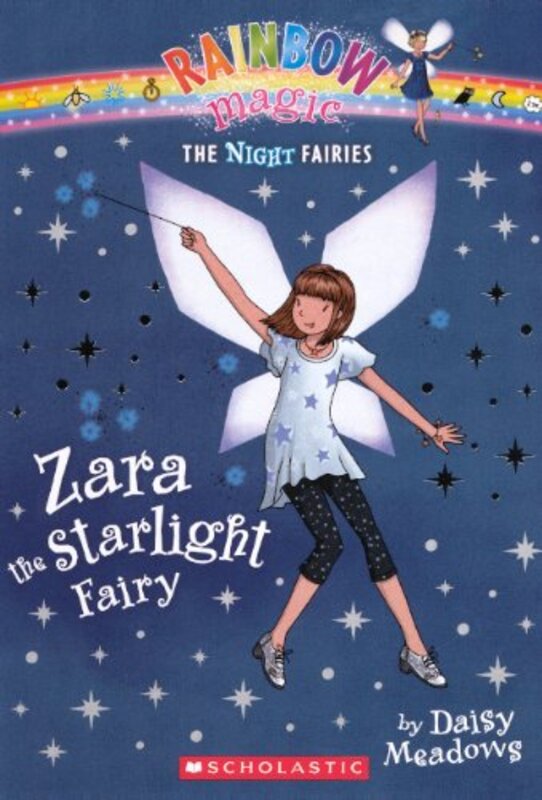 Book cover for "Zara the Starlight Fairy" by Daisy Meadows