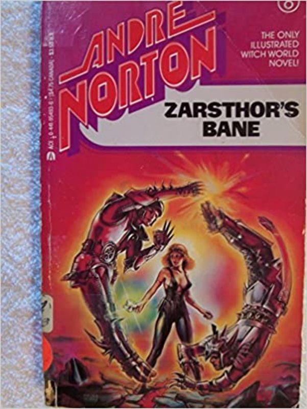 Book cover for "Zarsthor's Bane" by Andre Norton