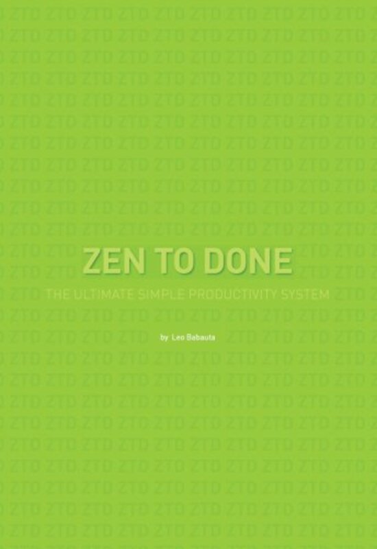 Book cover for "Zen To Done"