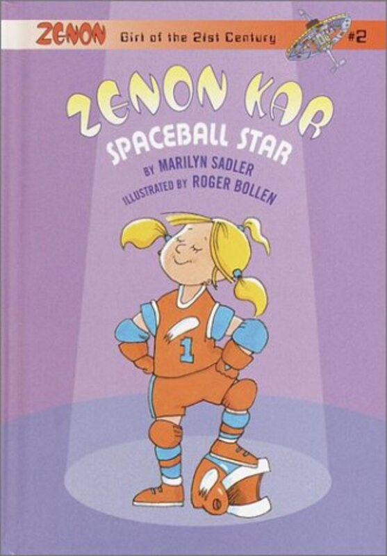 Book cover for "Zenon Kar, Spaceball Star" by Marilyn Sadler