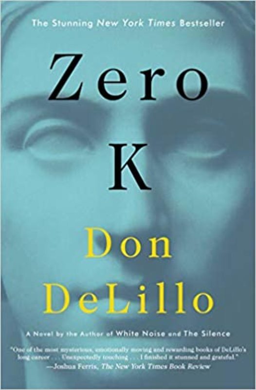 Book cover for "Zero K" by Don DeLillo
