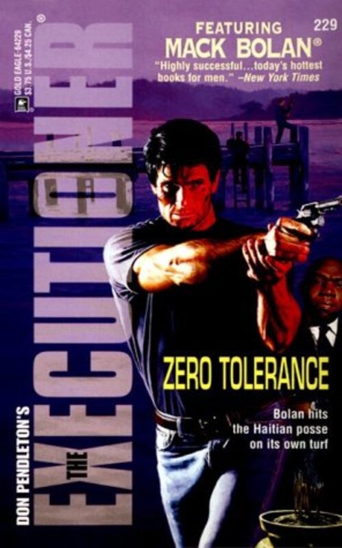 Book cover for "Zero Tolerance" by Don Pendleton