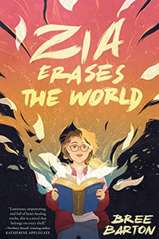 Book cover for "Zia Erases the World" by Bree Barton