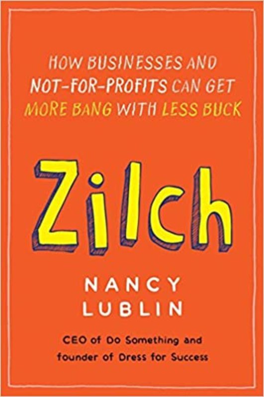 Book cover for "Zilch" by Nancy Lublin