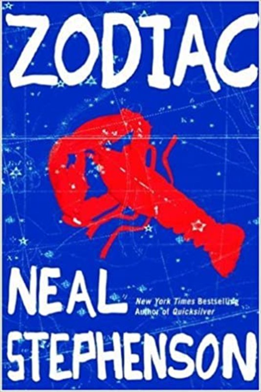 Book cover for "Zodiac" by Neal Stephenson