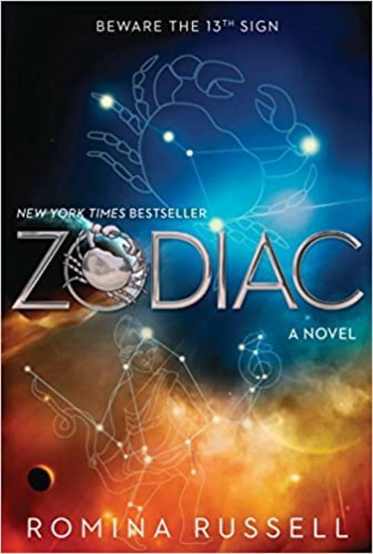 Book cover for "Zodiac" by Romina Russell