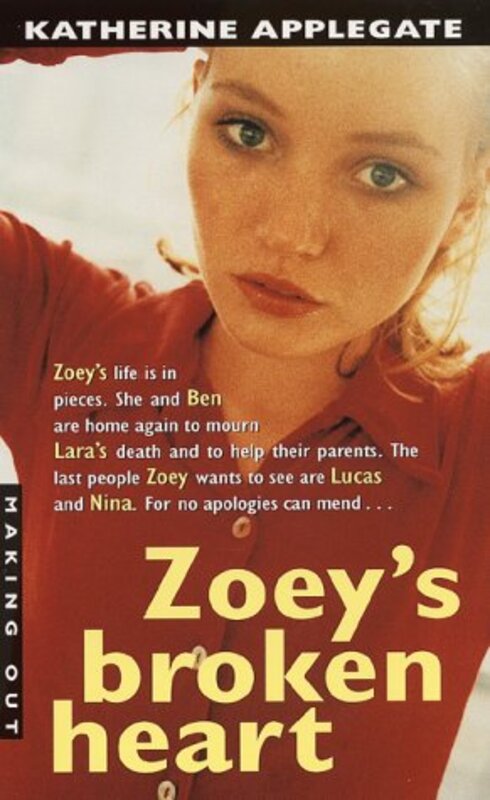 Book cover for "Zoey's Broken Heart" by Katherine Applegate