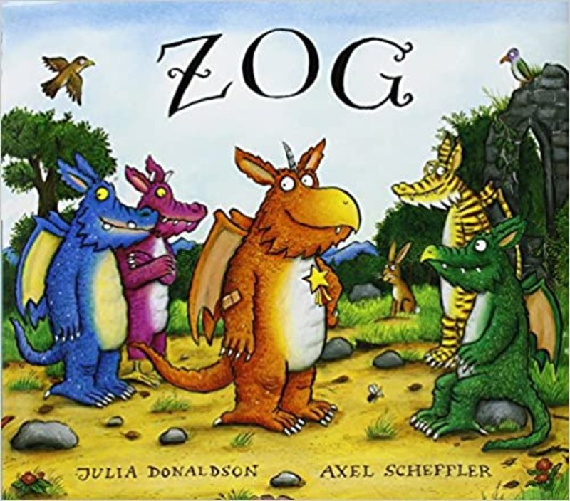 Book cover for "Zog" by Julia Donaldson