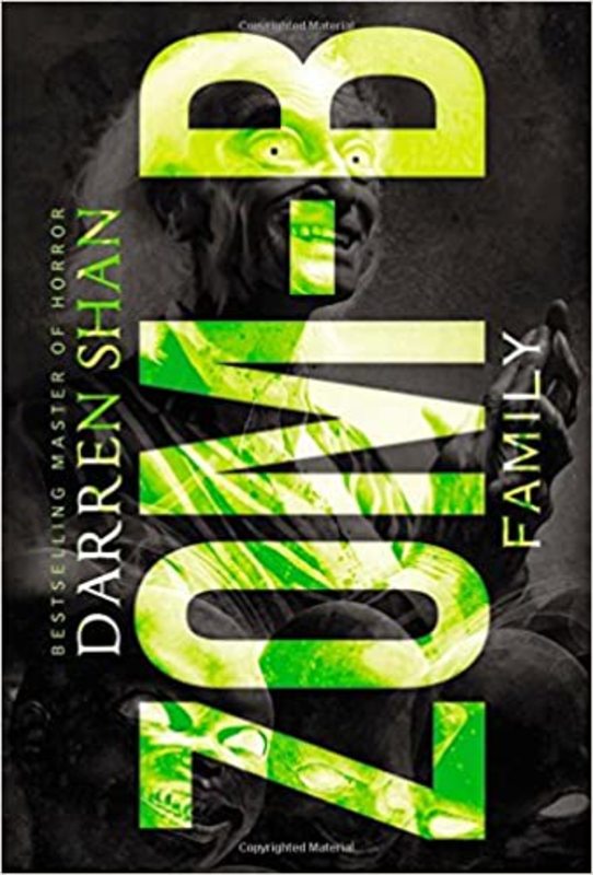 Book cover for "Zom-B Family" by Darren Shan