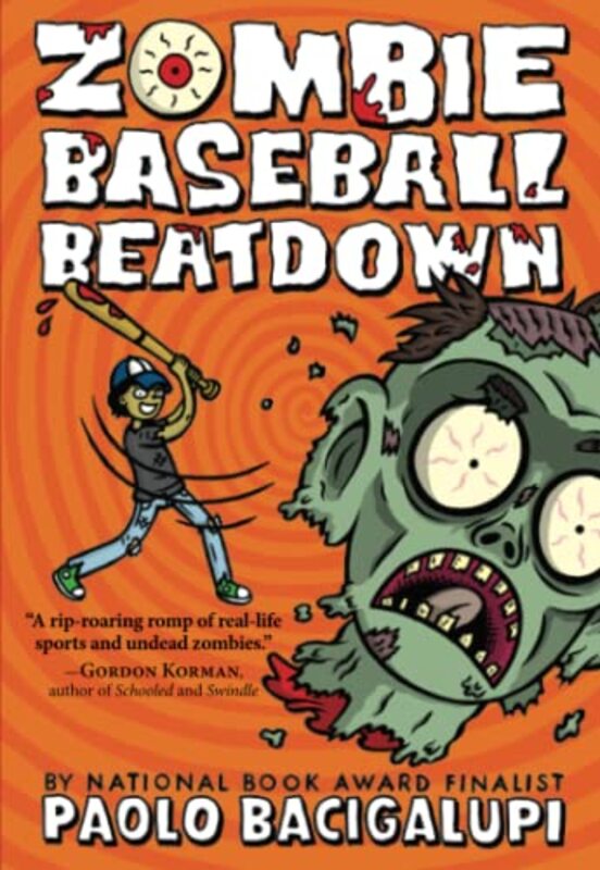 Book cover for "Zombie Baseball Beatdown" by Paolo Bacigalupi